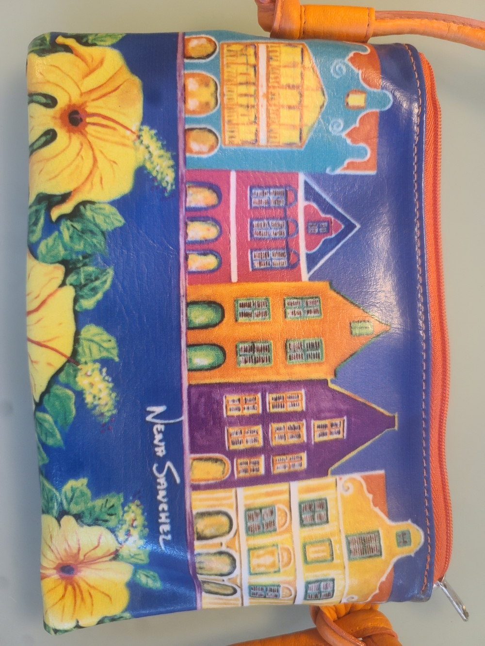 Nena Sanchez Crossbody Zip Pouch (Curacao)